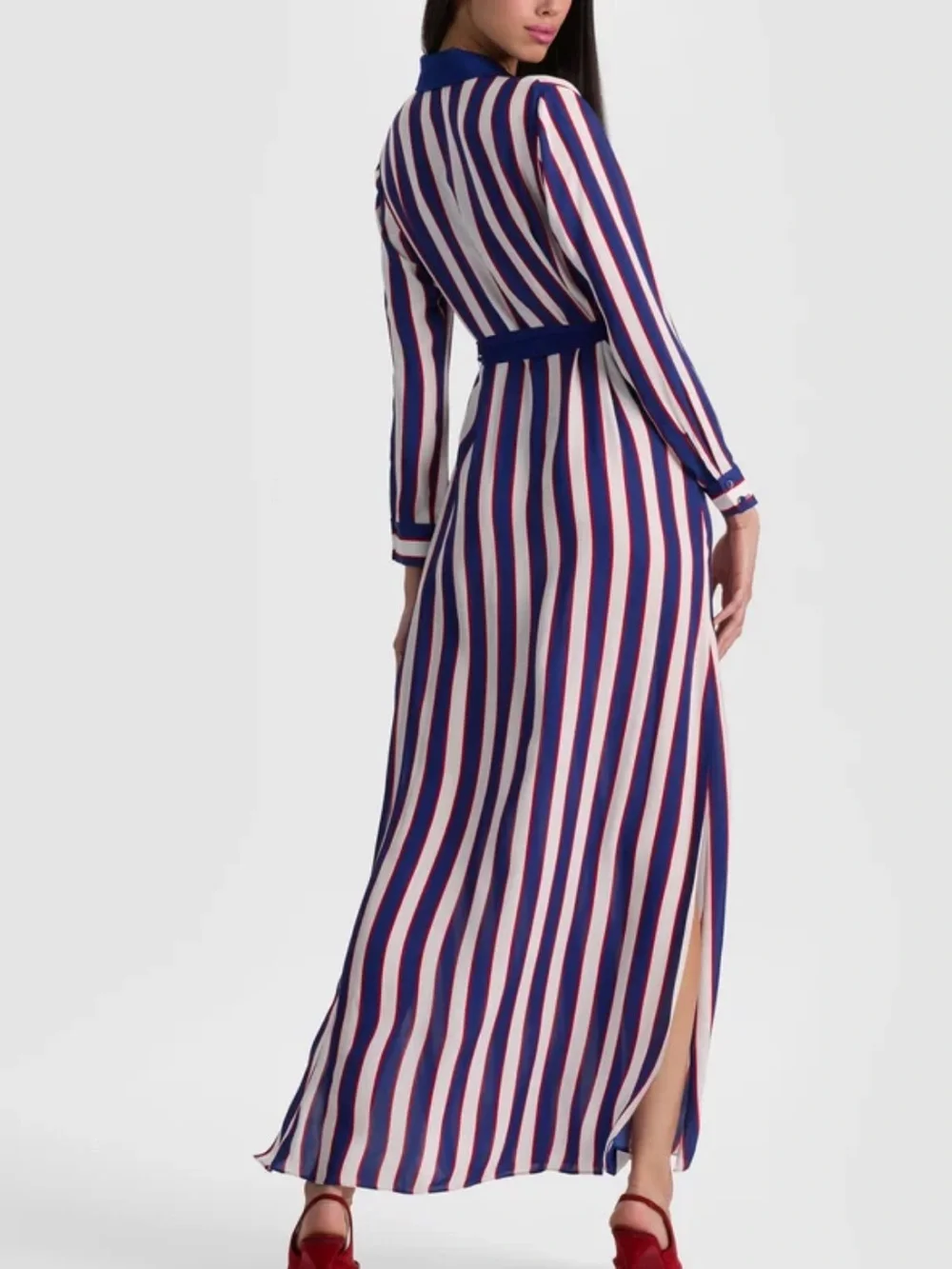 Alice and Olivia Chassidy maxi shirt dress